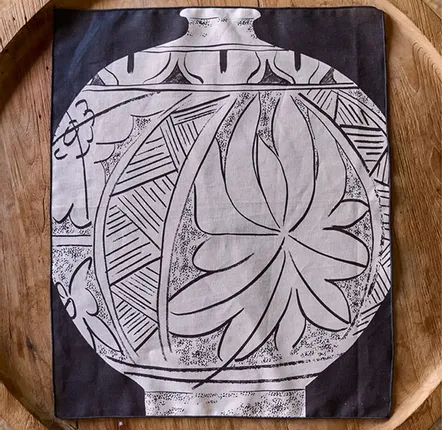 Foulards et écharpes - Tissu Buncheong Celadon (Pyeonbyeong) - BON`EE(LIVING ART BRAND)