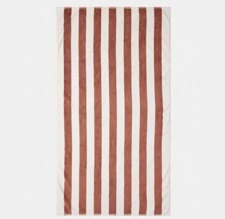 Bath towels - Napkin - brown stripes - DESIGN TRIP