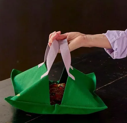 Kitchen linens - Iona Pie Carrier Gazon 36 X 36 X 1 - LA CERISE SUR LE GATEAU