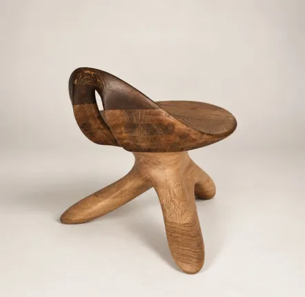 Chaises - Morphe | Fauteuil Sculpté Exclusif | Chêne Européen Massif - NEXART