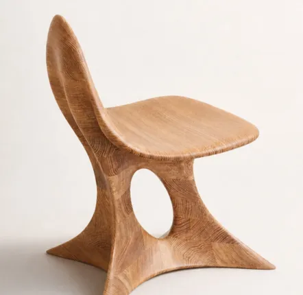 Chaises - Aphrodite Gen. II | Fauteuil Premium Sculpté | Chêne Européen Massif - NEXART