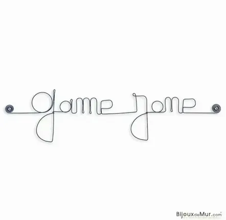 Objets déco enfant - Déco Porte Métal " Game Zone " - à punaiser - BIJOUX DE MUR