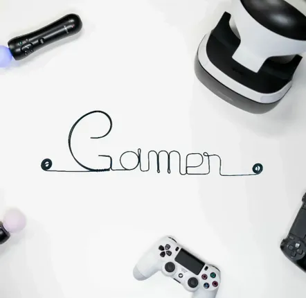 Objets déco enfant - Décoration Murale en Fil de Fer "Gamer" - à punaiser - BIJOUX DE MUR