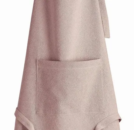 Aprons - Recycled kitchen apron Ada Parme 72 X 85 - MAISON VIVARAISE - SDE VIVARAISE WINKLER