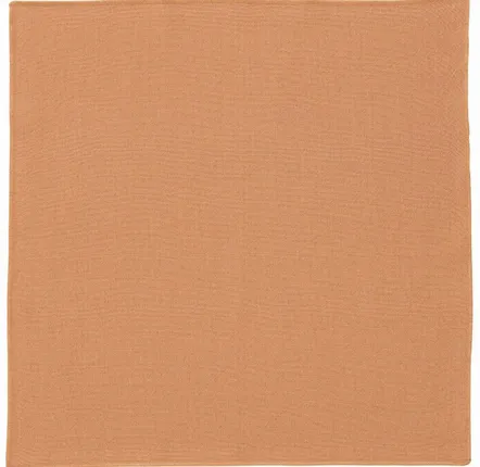 Serviettes - Serviette de table recyclée Yuna Terracotta 50 x 50 - MAISON VIVARAISE - SDE VIVARAISE WINKLER