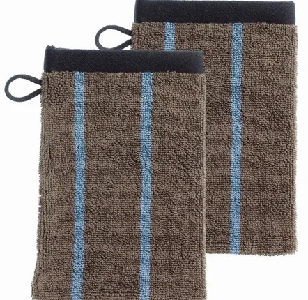 Other bath linens - Set of 2 wash mitts Charly Potatoes 15 X 21 - LA CERISE SUR LE GATEAU