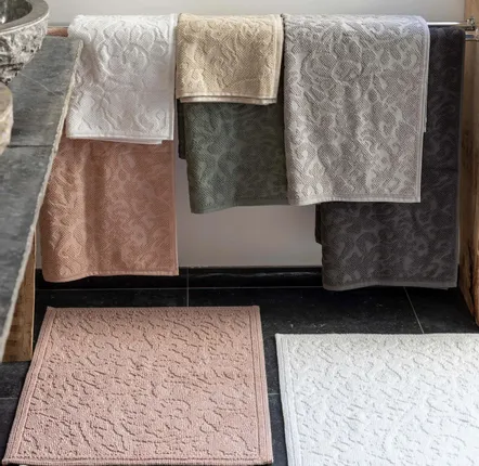 Bath towels - Gilda Bath Towel Lin 50 X 100 - MAISON VIVARAISE - SDE VIVARAISE WINKLER