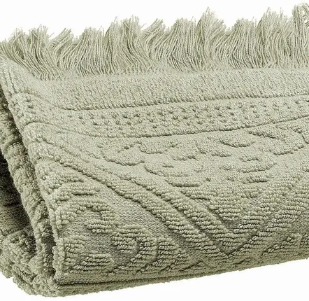 Other bath linens - Zoe Guest Towel Tilleul 30 X 50 - MAISON VIVARAISE - SDE VIVARAISE WINKLER
