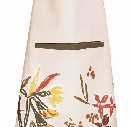 Aprons - Kitchen apron with pocket Skica Multico 72 X 85 - MAISON VIVARAISE - SDE VIVARAISE WINKLER