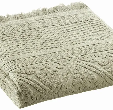 Bath towels - Zoe Bath Towel Tilleul 50 X 100 - MAISON VIVARAISE - SDE VIVARAISE WINKLER