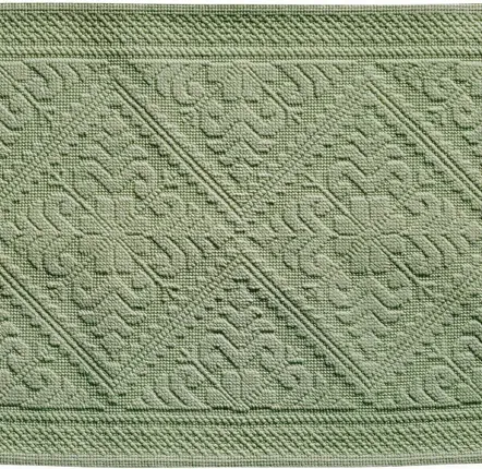 Other bath linens - Enzo Bath Mat Tilleul 54 X 64 - MAISON VIVARAISE - SDE VIVARAISE WINKLER