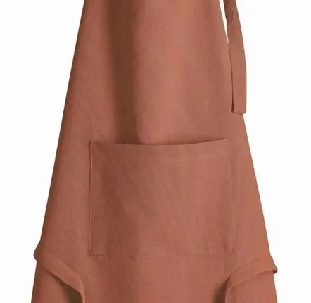 Aprons - Recycled kitchen apron Ada Cuivre 72 X 85 - MAISON VIVARAISE - SDE VIVARAISE WINKLER