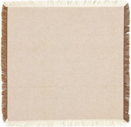 Serviettes - Serviette de table recyclée Kalea Naturel/Tabac 45 x 45 - MAISON VIVARAISE - SDE VIVARAISE WINKLER