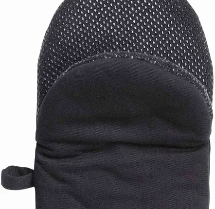 Potholders - Greg mini oven glove Noir 15 X 20 - MAISON VIVARAISE - SDE VIVARAISE WINKLER