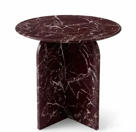 Tables basses - Table d'appoint en marbre rosso levento - SAGIT