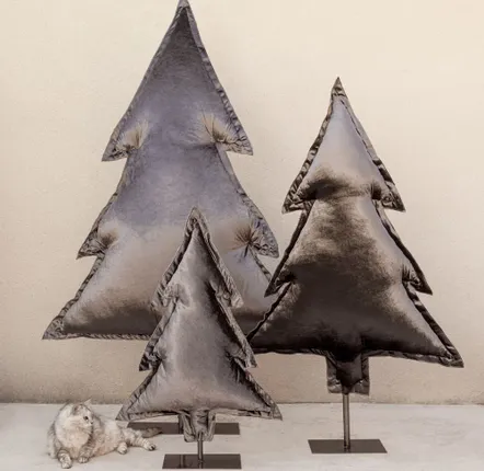 Table lamps - BRIGHT GREY GLOWING TREE - ROSE VELOURS