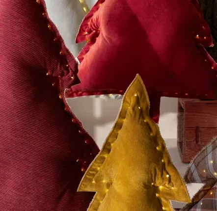 Table lamps - RED luminous tree - ROSE VELOURS