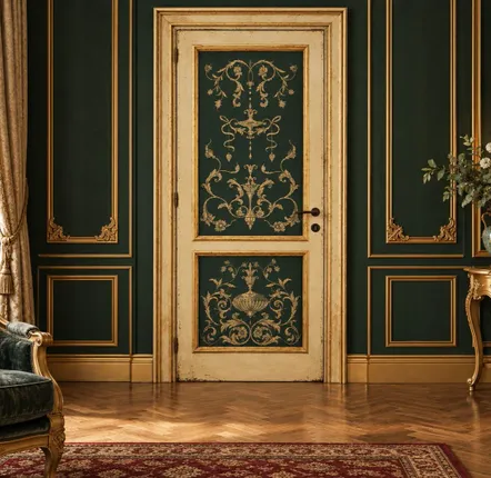 Portes - Porte peinte à la main « Narciso - INTERIORS ITALIA