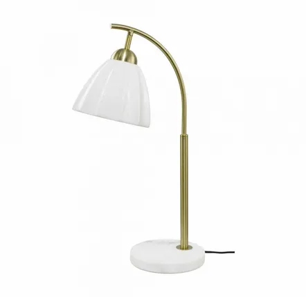 Table lamps - White ceramic, metal and marble table lamp, NALIA - C-CRÉATION | BOUDET