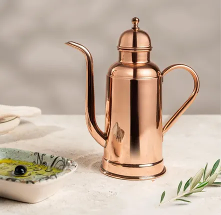 Stemware - Handmade Copper Olive Oil Dispenser - BELS & PEARL