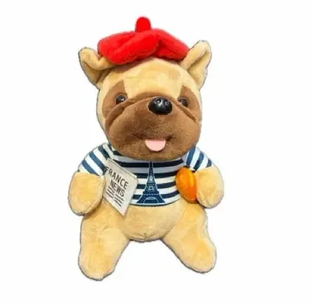 Cadeaux - Louis le Bouledogue Français 20cm - LE PIGEON PARISIEN