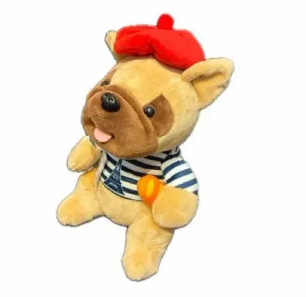 Cadeaux - Louis le Bouledogue Français 20cm - LE PIGEON PARISIEN