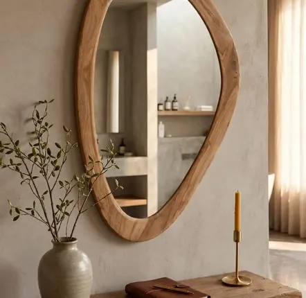 Mirrors - The Organic Mirror - Natural - L - BAZAR BIZAR LIVING