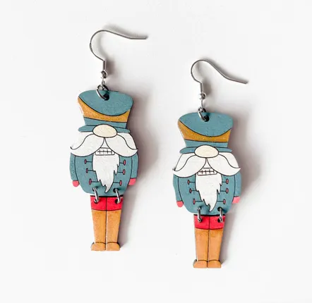 Bijoux - Boucles d'oreilles pendantes Casse-Noisettes - PINTONIK