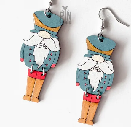 Bijoux - Boucles d'oreilles pendantes Casse-Noisettes - PINTONIK