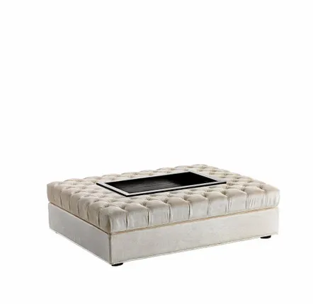 Poufs - POUF RICHMOND CAPITONNÉ - SIWA SOFT STYLE HOME