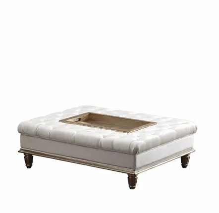 Poufs - PETIT POUF CAPITONNÉ EDUARD - SIWA SOFT STYLE HOME