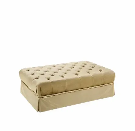 Repose-pieds - POUF CAPITONNÉ WILLIAM - SIWA SOFT STYLE HOME