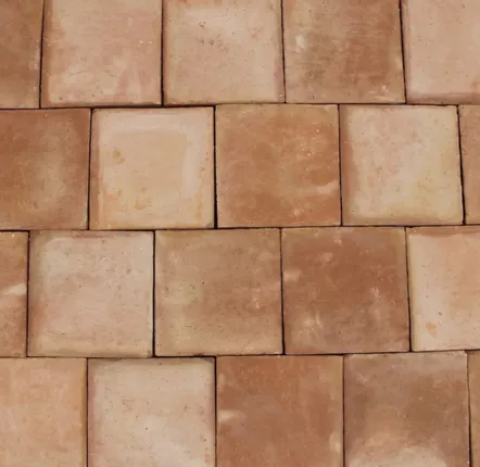 Revêtements sols intérieurs - Tomette carrée traditionnelle faite main - LIGERIO