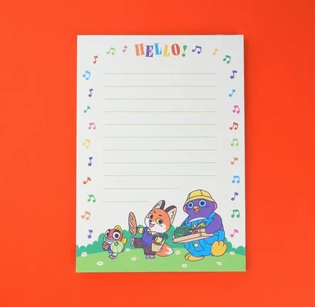 Papeterie - Bloc-notes « Jour de marché » -  Format 10,5 × 14,8 cm - YEAAAH! STUDIO