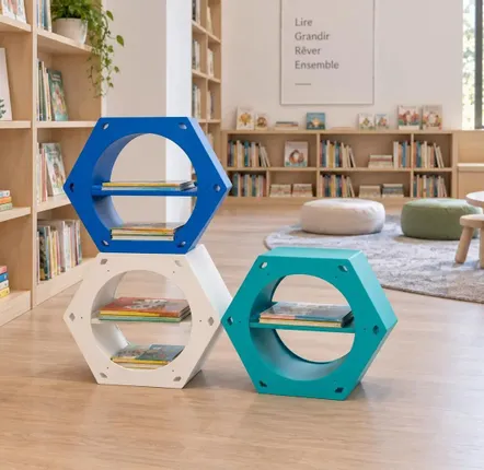 Office furniture and storage - MODULAR HEXAGON — MAKE IT YOUR WAY - HÉVÉA HOUSE