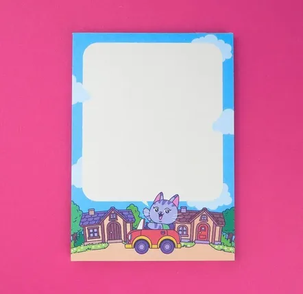 Papeterie - Bloc-notes « Kitty » -  Format 10,5 × 14,8 cm - YEAAAH! STUDIO