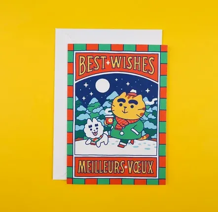 Card shop - Hot chocolate” greeting card - YEAAAH! STUDIO