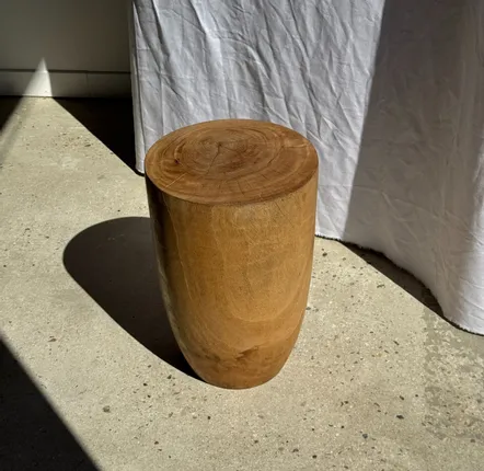 Stools - Solid mango wood stool, side table, end table - OFFICE OBJETS