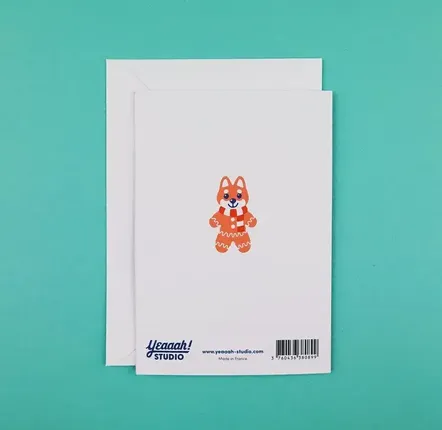 Card shop - "Pain d'épices” greeting card - YEAAAH! STUDIO