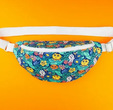 Bags and totes - "Flowers” fanny pack - Limited edition - YEAAAH! STUDIO
