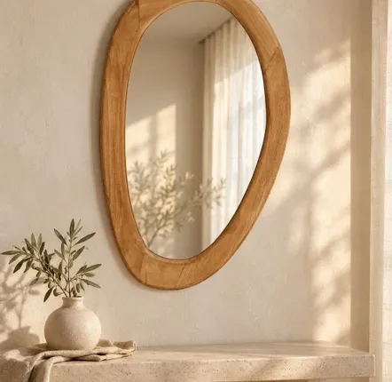 Mirrors - The Organic Mirror - Natural - M - BAZAR BIZAR LIVING