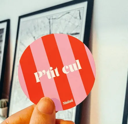 Card shop - Sticker - Little Butt - 8cm - MUISTI