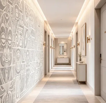 Papiers peints - Décor mural sur mesure - TATAU - LGD01 DECOR MURAL SUR MESURE