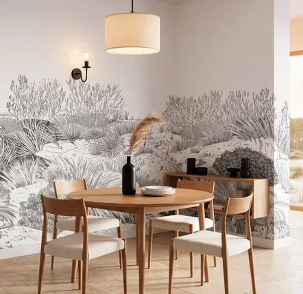 Papiers peints - Décor mural sur mesure - BRUYAGE - LGD01 DECOR MURAL SUR MESURE