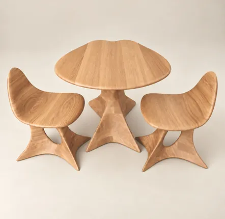 Coffee tables - Aphrodite Collection | Exclusive Table Set Series | Solid Oak Wood - NEXART