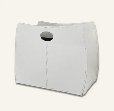 Organizer - Minimal magazine rack in leather VANDA - LIMAC DESIGN