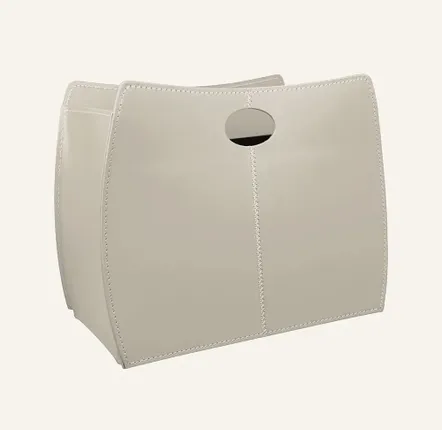 Organizer - Minimal magazine rack in leather VANDA - LIMAC DESIGN