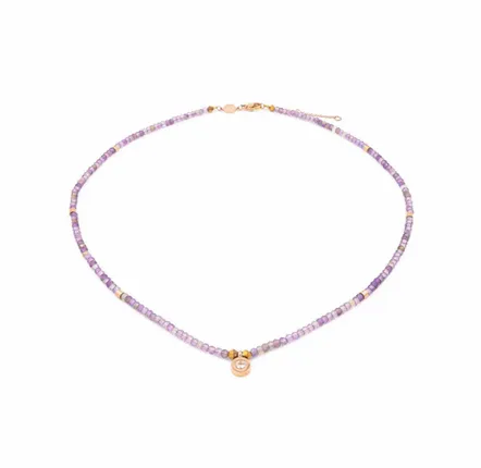 Gifts - Lumia Amethyst Stone Necklace - SLOYA