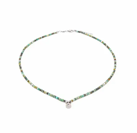 Gifts - Lumia Turquoise Stone Necklace - SLOYA