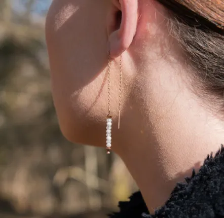 Gifts - Lumia Moonstone Drop Earrings - SLOYA
